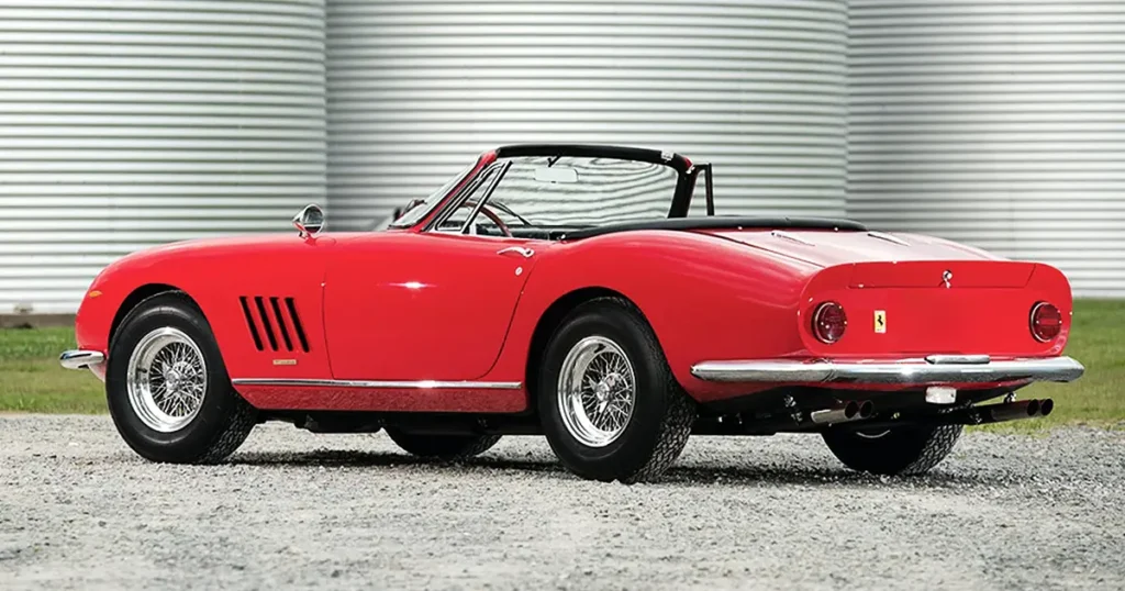 1967 Ferrari 275 GTB/4 N.A.R.T. Spider most expensive car