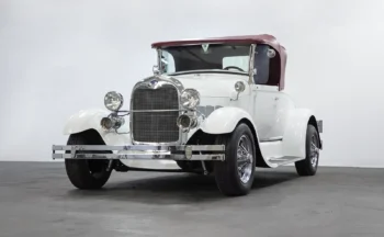 Classic Car 1929 Ford Model A in Stunning White