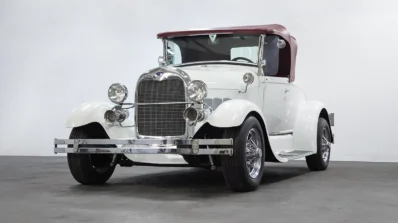 Classic Car 1929 Ford Model A in Stunning White