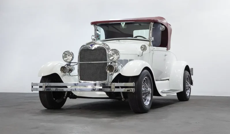 Classic Car 1929 Ford Model A in Stunning White