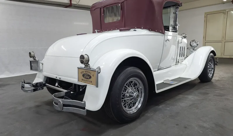 
								Classic Car 1929 Ford Model A in Stunning White full									