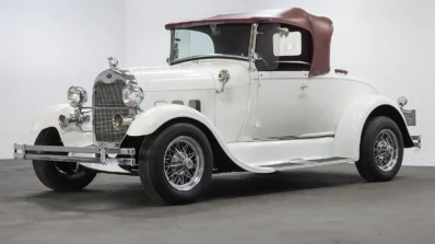 Classic Car 1929 Ford Model A in Stunning White