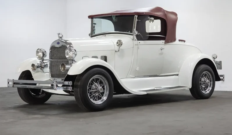 Classic Car 1929 Ford Model A in Stunning White