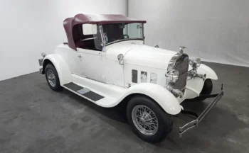 Classic Car 1929 Ford Model A in Stunning White