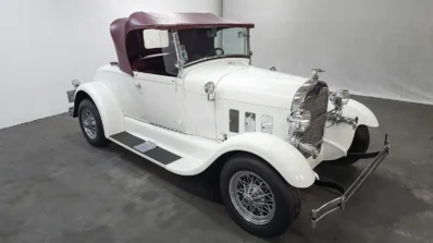 Classic Car 1929 Ford Model A in Stunning White