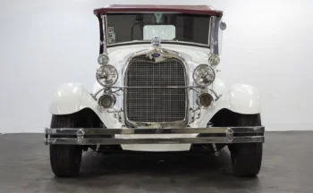 Classic Car 1929 Ford Model A in Stunning White