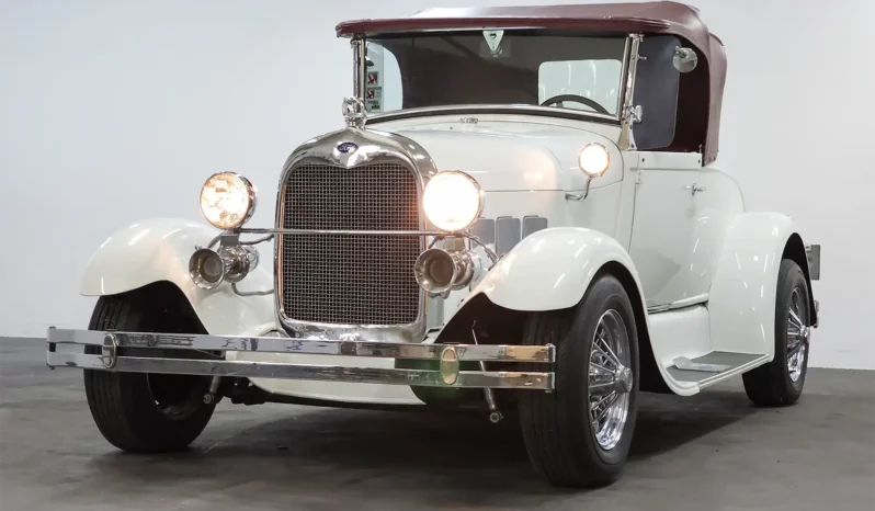 Classic Car 1929 Ford Model A in Stunning White