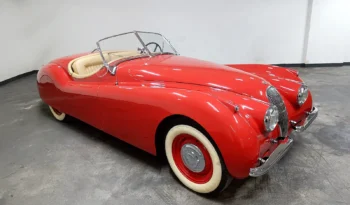 Classic Car 1954 Jaguar XK120 Roadster in Iconic Red