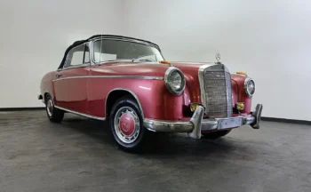 Classic Car 1957 Mercedes Benz 220S Cabriolet in Maroon