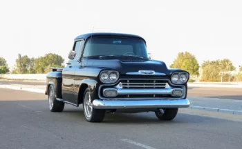 1958 Chevrolet 3100 Pickup Classic Black Truck with V8 Power