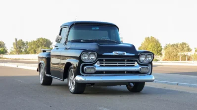 1958 Chevrolet 3100 Pickup Classic Black Truck with V8 Power