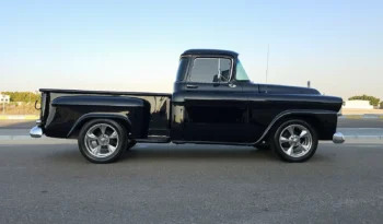 
									1958 Chevrolet 3100 Pickup Classic Black Truck with V8 Power full								