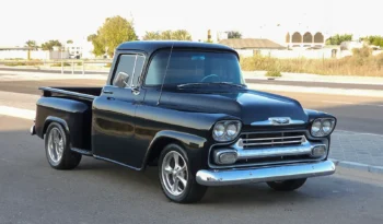 
									1958 Chevrolet 3100 Pickup Classic Black Truck with V8 Power full								