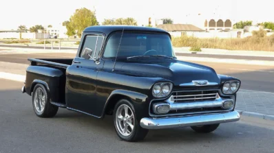 1958 Chevrolet 3100 Pickup Classic Black Truck with V8 Power