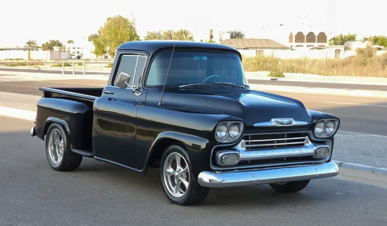 1958 Chevrolet 3100 Pickup Classic Black Truck with V8 Power