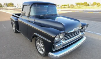 
									1958 Chevrolet 3100 Pickup Classic Black Truck with V8 Power full								