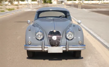 Classic Car 1961 Jaguar XK150 in Elegant Gray