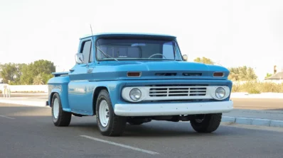 1965 Chevrolet C10 Pickup: Classic Truck in Blue and White