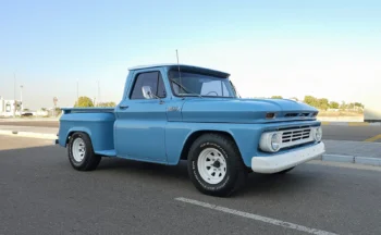 1965 Chevrolet C10 Pickup: Classic Truck in Blue and White