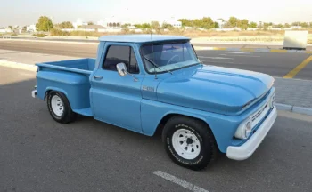 1965 Chevrolet C10 Pickup: Classic Truck in Blue and White