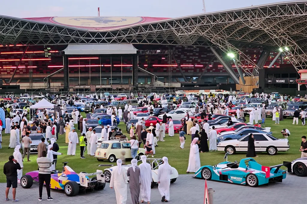 Eid Al Etihad Classic Car Showcase at Yas Marina Circuit event - classico motors club